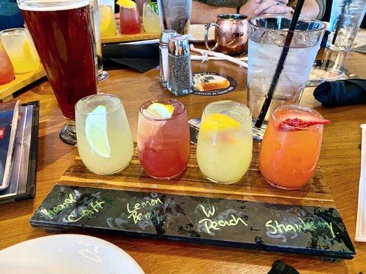 Margarita Flight (Classic Lime, Lemon Berry, White Peach & Strawberry)