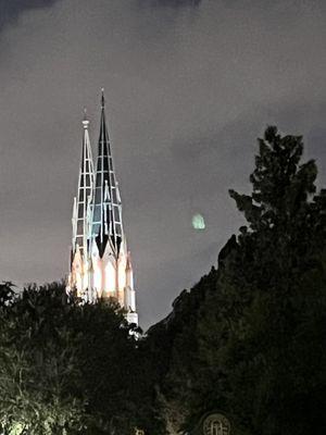 Orb over Colonial Cemetery