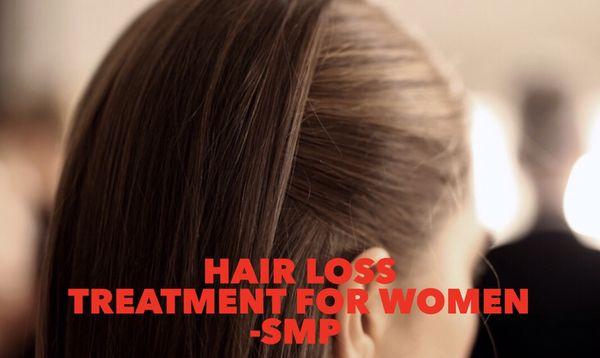 SMP for women is here. Hair loss and camouflage treatment solution.