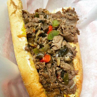 6" Mushrooms and Peppers Cheesesteaks