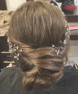 Updo done by Salina