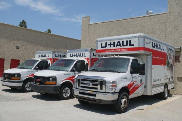 U-Haul trucks to help with your move