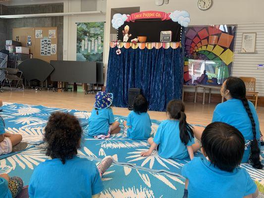 Monthly "Library Walk" to the Little Tokyo Branch Library, including a puppet show!