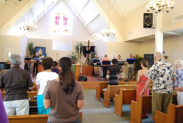 Worship at the new Burbank Location