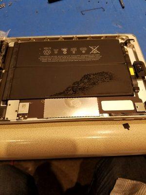 Water damage ipad mini