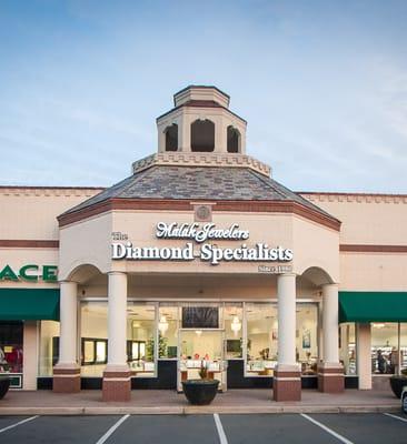 The front entrance to the newly expanded and remodeled showroom