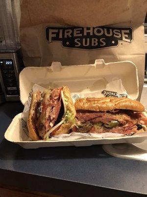 A picture of my Italian sub from the fire house