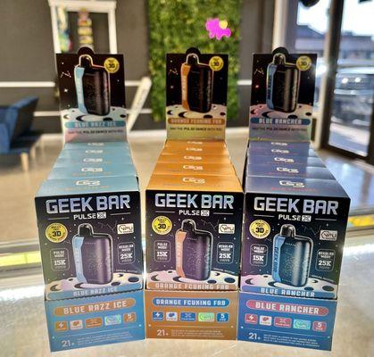 Geek Bar 25000, 9 flavors in stock