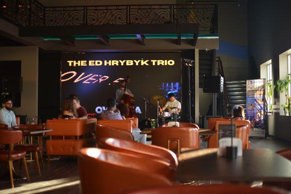 The Ed Hrybyk trio on a Friday night