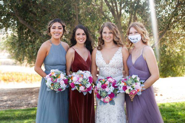 My bridal party loved their hair and make up