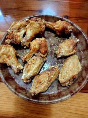 Oct 2022: $12.09 Garlic Parmesan Naked Wings (8). Very small almost flavorless wings.