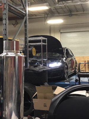 My gti on 5150s Dyno!