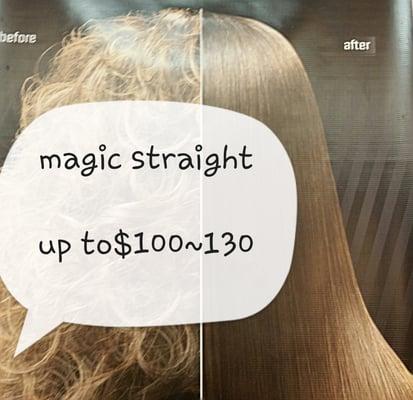 Magic straight  Up to $100~130