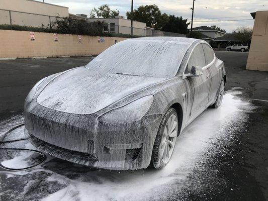 Foam Bath.