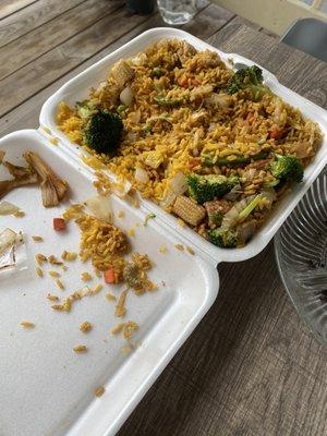 30. Vegetable Fried Rice A MAGGOT IN OUR RICE! I swear on everything! This is disgusting!!!!!!