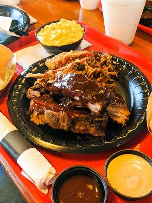 Ribs and brisket