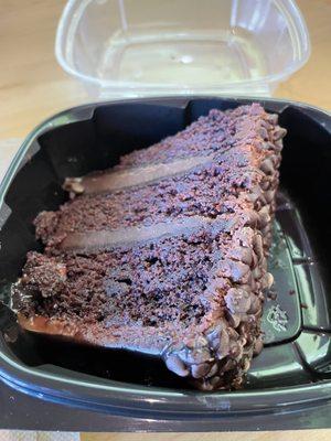 Chocolate Cake Slice.  Delicious!