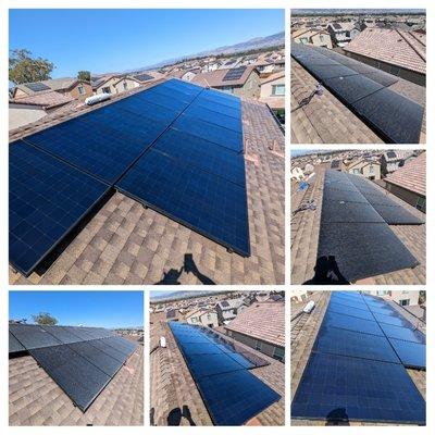 Solar panel cleaning