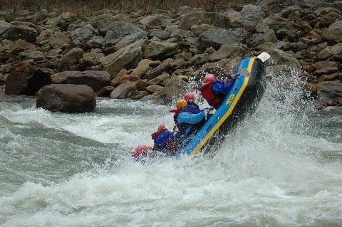 Big Air at Big Nasty Rapid Cheat Canyon