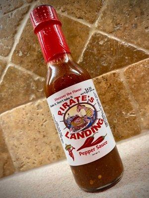 Be sure to pick some of Pirate's Landing pepper sauce to take home for $4