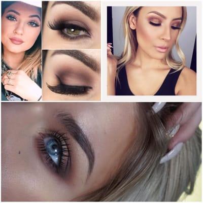 A few of the photos of what type of makeup I wanted that I showed the makeup artist...