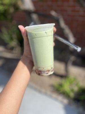 Matcha Strawberry Milk Tea