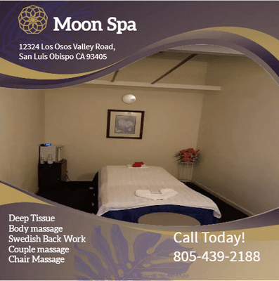 Our traditional full body massage in San Luis Obispo, CA 
includes a combination of different massage therapies like 
Swedish...