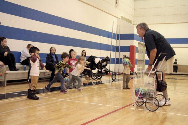 Coach Dave teaches kids the basics!