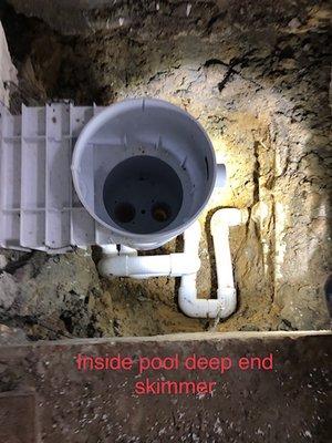 Pool leak found and fixed