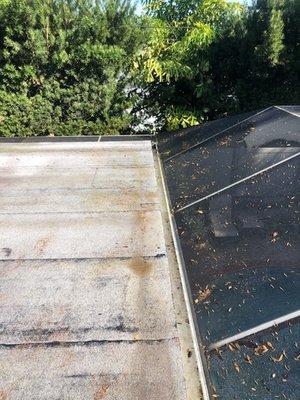 Gutter Clearing done by Reliable Pressure PROS - After