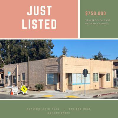 CURRENTLY LISTED!!! Check out this triplex in Fruitvale-Laurel district. 2bd1bth and 1bd1bth with recent upgrades + a corner comm unit!