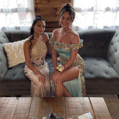 Beautiful Girls rocking Rachel Allan at Prom 2021