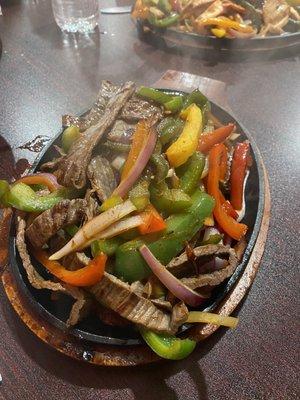 Steak fajitas