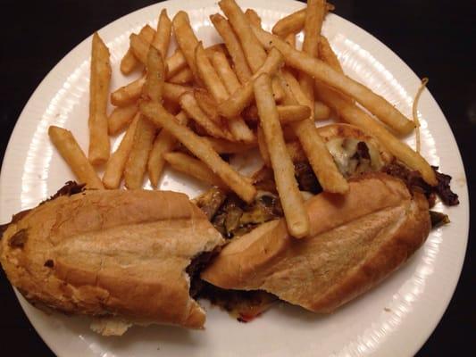 The cheese steak and fries.  Could eat one every week!