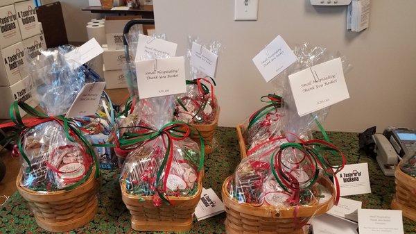 Gift baskets ready to purchase