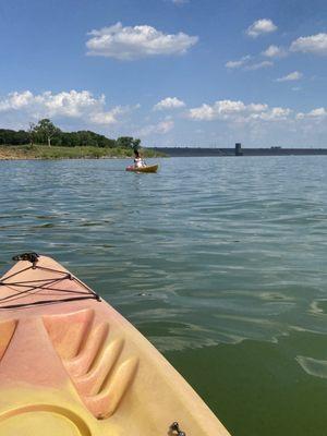 Beautiful views from the lake. Very peaceful.