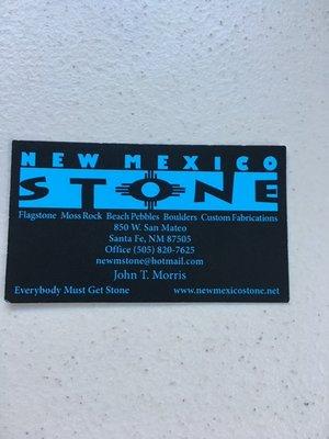 John's one-of-a-kind business card