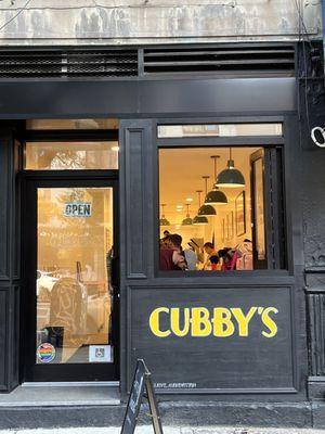 Cubby's from the sidewalk