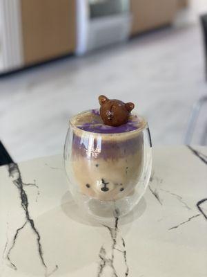 ig: @whatsviveating  |  ube coffee latte