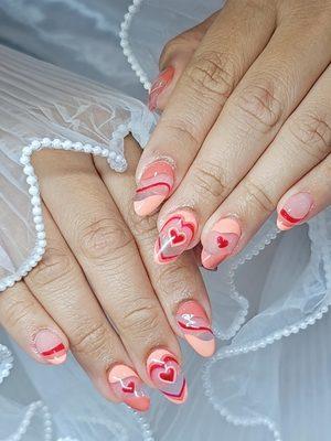 Beautiful nails art by Royal nail