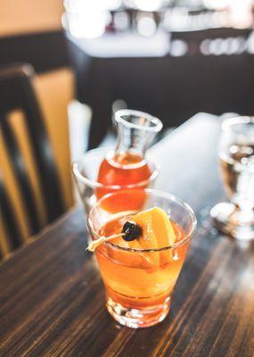 Order an Old Fashioned and you will not be disappointed.