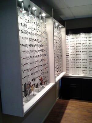 A view of our newly remodeled frame room.