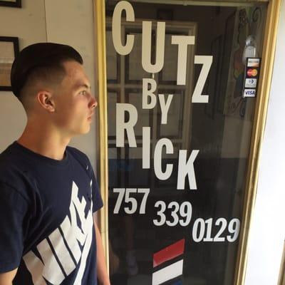 It's a nice cut, I would come back again, I recommend Cutz By Rick in Va. Beach to anyone who needs to get tightened up.