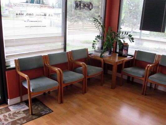 Comfortable waiting room