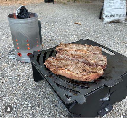 Grilling up some deliciousness