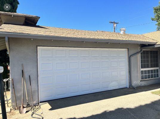 New garage door right after installation!