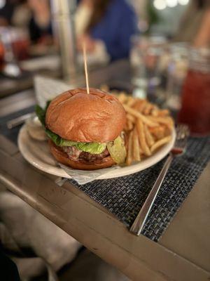 American wagyu cheeseburger