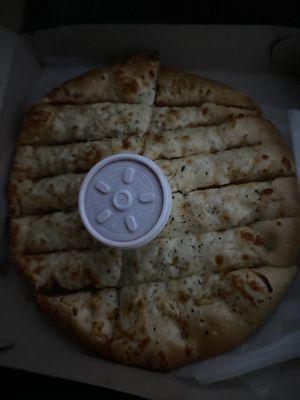 Cheesy garlic bread