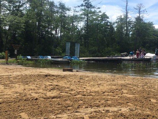 Rundown dock. Needs some attention but serves its purpose.