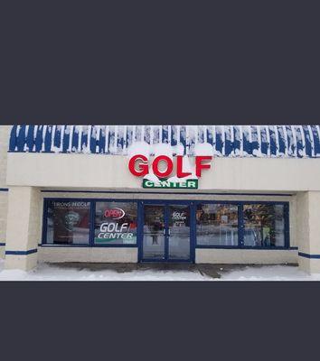 A wintry look at The Golf Center